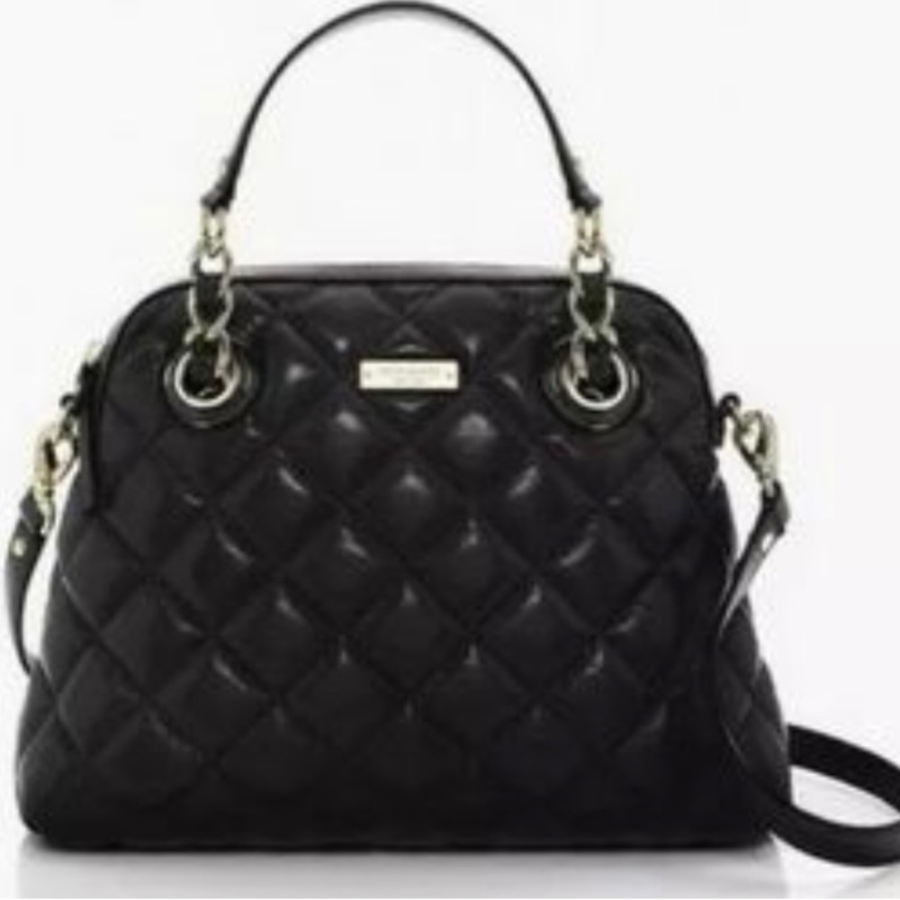 Kate Spade Black Georgina Satchel Handbag